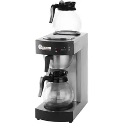 Καφετιέρα Φίλτρου με 2 Κανάτες και 2 Εστίες Συντήρησης Θερμοκρασίας Καφέ. 304