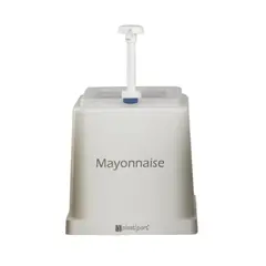 Δοχείο πλαστικό ABS, με 1 αντλία, για μαγιονέζα. MD-01