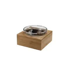 Σετ Βάση Ψυχόμενη Bamboo, για γιαούρτι, 26x26x11cm. 1001