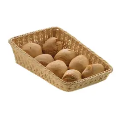 Καλάθι Ψωμιού Rattan, Επικλινές, 45x30x5/11cm. 528