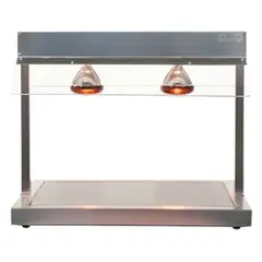 Θερμαινόμενη βάση Carving Station GN2/1 με γυάλινη επιφάνεια, 2 λάμπες Halotherm, 2.5ΚW. 390