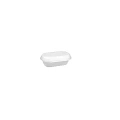 Σκεύος Παγωτού για 500gr (S) (Σετ 120 τεμ) με καπάκι, λευκό. GEL-500