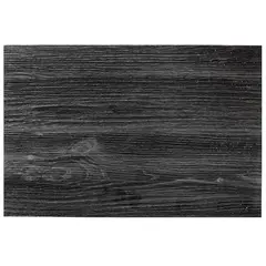 Σουπλά με όψη & υφή ξύλου (Σετ 12 τεμ), χρώμα Μαύρο, 45x30cm. T2214.Z12