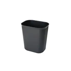 Καλάθι πλαστικό μαύρο άκαυστο 23x16x26cm. 10G/BLACK