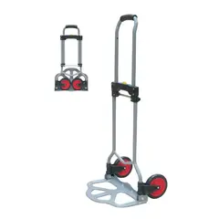 Καρότσι ατσάλινο ERGOTECH με 2 τροχούς πτυσσόμενο, μέγιστο βάρος 60kg - 38x55x69cm 185501.0006