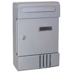 Γραμματοκιβώτιο "CITY I" σε ασημί χρώμα, 20.5x6.5x29cm 570700.0006
