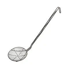 Κουτάλα Ράγας Αράχνη Φ23cm - 59cm 18/10. Salvinelli Ιταλίας FI23