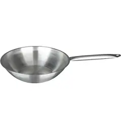 Τηγάνι WOK ανοξείδωτο 18/10, Φ34x8.5cm. WOK-34