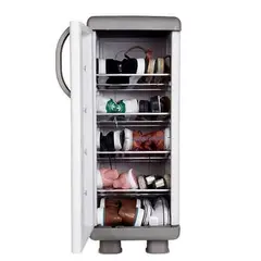 ΦΑΙΔΡΑ Πλαστική Παπουτσοθηκη. Χρώμα ΜΠΕΖ- ΛΕΥΚΟ. Ελληνικής Κατασκευής 36x44x96h FAIDRA