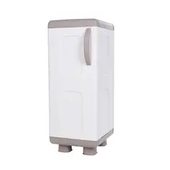 ΡΕΑ Πλαστική Ντουλάπα. Χρώμα Μπεζ- Λευκό. Ελληνικής Κατασκευής 36x44x96h REA