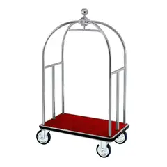 Πολυτελές τρόλεϊ μεταφοράς βαλιτσών με κρεμάστρα 109 x 65 x 187 Y cm, ΑΣΗΜΙ. L-1C/S