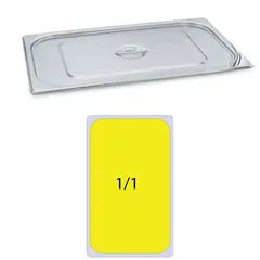 Καπάκι δοχείου γαστρονομίας ανοξείδωτο 18/10, GN1/1 (53x32.5cm). KAPP 11325