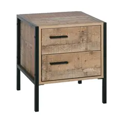 Z.E8433,W PALLET-W κομοδίνο Antique Oak 44x40x50cm