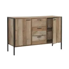 Z.E8439,W PALLET-W Μπουφές Antique Oak 124x40x80cm