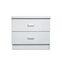 Z.E7393,1 DECON Κομοδίνο Άσπρο 40x40x45cm