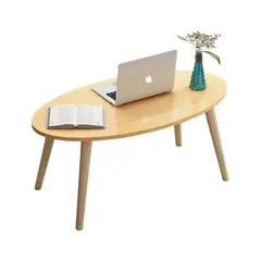 Z.E7746,2 FINE Τραπεζάκι Σαλονιού Φυσικό 80x40x42cm