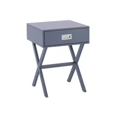 Z.E749,4 WICK κομοδίνο Γκρι Λάκα MDF 40x40x55cm