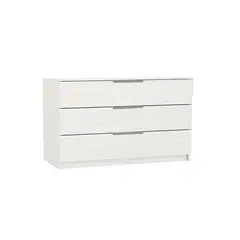 Z.E760,3 DRAWER συρταριέρα 3 συρτάρια Άσπρη 80x40x64cm