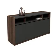 Z.EO826 ADVANCE Ντουλάπι Σκούρο Καρυδί /Γκρι 169x40x80cm