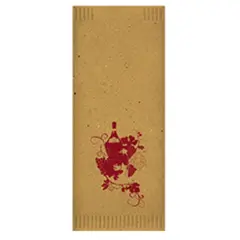 Φάκελος Kraft σχέδιο Bacchus, με χαρτοπετσέτα 38x38cm 207800 - (Τιμή για 700 τεμάχια)