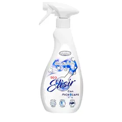 Υγρό Αρωματικό Spray χώρου & υφασμάτων 500ml, με μικροκάψουλες, άρωμα Αίσθηση Καθαριότητας ELISIR-PULITO /500ml