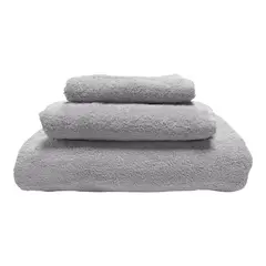 Πετσέτα SPA 80x200cm, (Συσκ 4 τεμ) 500gr/m2, 100% βαμβ. Πενιέ 20/2, γκρι, Artisti Italiani. TWS-80200/GR