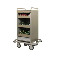 Καρότσι (Τρόλλεϋ) Mini-bar με ρολό που κλειδώνει, 96x60x129cm με 5 ρόδες EFS-3M