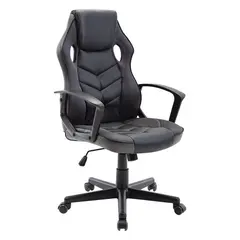 Z.EO599,3 BF7700 Bucket πολυθρόνα διευθυντή Mesh & Pu Μαύρο /Γκρι 62x59x105/117cm