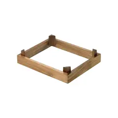 Σταντ Ξύλινο, Στοιβαζόμενο, Ανοιχτό, Acacia, 36x30x7.7cm, Leone S5001