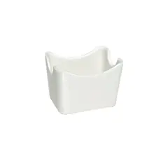 Ζαχαριέρα μελαμίνης, 8.5x6.5x5cm, Άσπρη M.760 - (Τιμή για 5 τεμάχια)