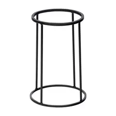 Βάση buffet ΙΝΟΧ μαύρη, με αντιολισθητικό λάστιχο, φ22/24xΥ36cm WCC222436BL