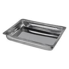 Ταψί Πίτας/Παστίτσιου INOX 18/c (0.6mm), 37x48x6cm, οικονομικό με χείλος VNX-374806