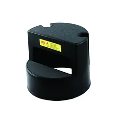 Σκάλα/Σκαμπώ Πλαστική, 2 Σκαλοπάτια, έως 160kg, EN 14183:2003, Trust : 40.6x34.3cm TR.6933/BK