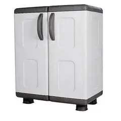 Δίφυλλη Ντουλάπα Ήβη Πλαστική σε ΓΚΡΙ-ΑΝΘΡΑΚΙ Χρώμα. Ελληνικής Κατασκευής 73x44x96h HBH