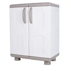 Παπουτσοθήκη Λήδα Πλαστική σε ΜΠΕΖ - ΛΕΥΚΟ Χρώμα. Ελληνικής Κατασκευής 73x44x96h LIDA