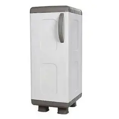 Μονόφυλλη Ντουλάπα Ρέα Πλαστική. Χρωμα Γκρι - Ανθρακί. Ελληνικής Κατασκευής 36x44x96h REA