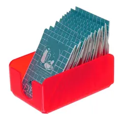 Θήκη για Φακελάκι Τσαγιού/ζάχαρηs Κόκκινη TG-61/RD