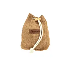 Ψωμιέρα Σακούλα 14x15cm, ύφανση σπάγκου, SONOLYS POCBT-GRA-JT