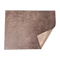 Σουπλά 43x33cm, γκρι/κακάο (2 όψεων), πλενόμενη δερματίνη, SONOLYS SR2-33X43-VICC/VIGG