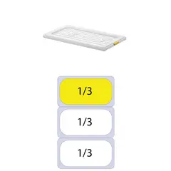Καπάκι PP για Δοχεία Τροφίμων, GN1/3 (176 x 325mm) PP-GN1/3-LID