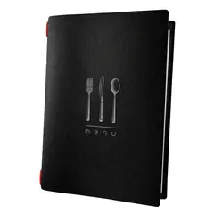 Menu από ίνες κυτταρίνης, Σειρά Custom, με 1 διαφάνεια για 4 σελίδες A4 (21x29.7cm), DAG COA433M