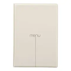 Menu PVC, σειρά RISTO, ιβουάρ, με 2 φακέλους+2 καλύμματα για 10 σελίδες A4 (21x29.7cm), DAG RIA43SM