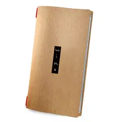 Menu Wine από ίνες κυτταρίνης, Σειρά Custom, με 1 διαφάνεια για 4 σελίδες 4RE (15.3x29.7cm), DAG CO4R3NP/WINE