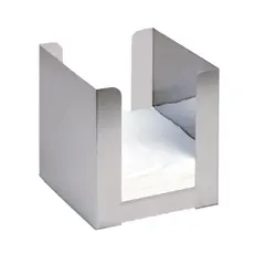 Ανοξείδωτη Χαρτοπετσετοθήκη (33x33) 17 X 17 X 18cm BAX1718