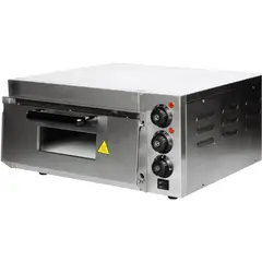 Ηλεκτρικός Φούρνος Πίτσας, Μονός, θάλαμος 40x40cm, 2KW, έως 350°C., KARAMCO HEP-1ST