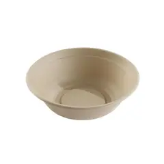 Μπωλ Στρογγυλό 1000ml, Φ21x6cm, από ζαχαροκάλαμο (τιμή για 75 τεμάχια) PUL49032D300