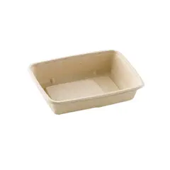 Δοχείο Ορθογώνιο 600ml, 16x23x3cm, από ζαχαροκάλαμο (τιμή για 75 τεμάχια) PUL46120F300N
