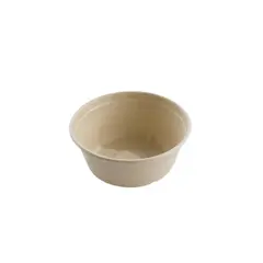 Μπωλ Στρογγυλό 500ml, Φ16x6cm, από ζαχαροκάλαμο (τιμή για 125 τεμάχια) PUL46016D500