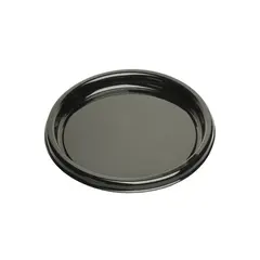 Δίσκος πλαστικός παρουσίασης Φ30cm, Στρογγυλός, , Μίας Χρήσης, RPET, Μαύρος (τιμή για 10 τεμάχια) BLA00912-50