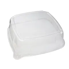 Καπάκι Διάφανο Τετράγωνο 40x40x9cm, PET, Μίας Χρήσης (τιμή για 25 τεμάχια) DOM5616US